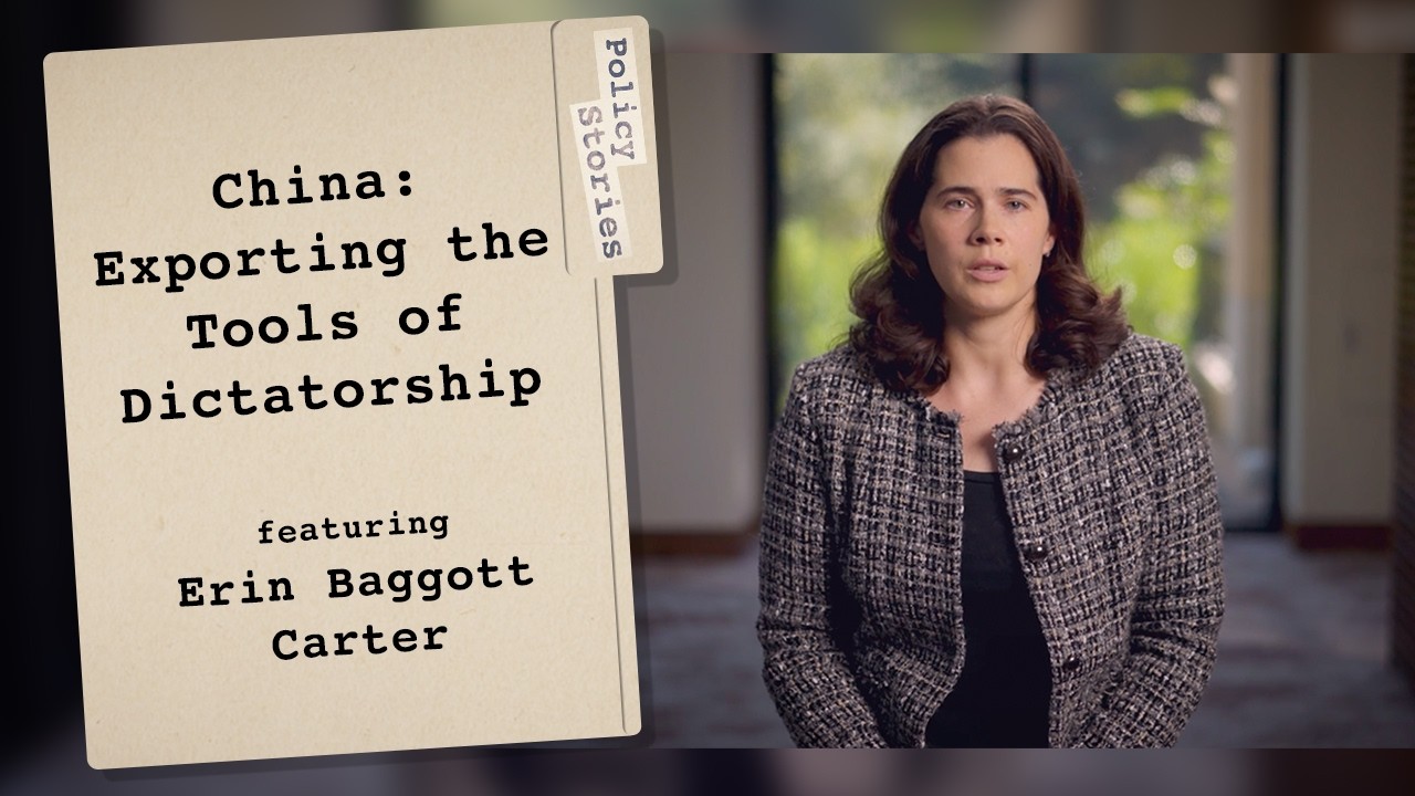 China: Exporting the Tools of Dictatorship | Erin Bagott Carter