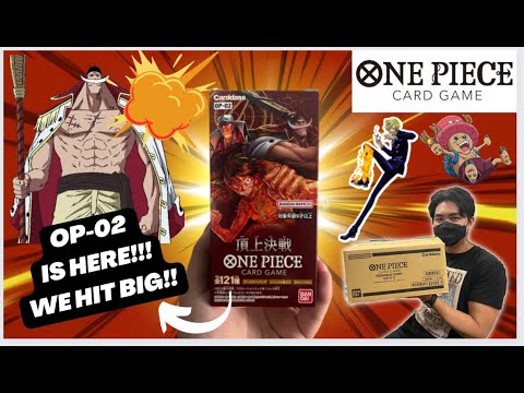 *NEW* OPENING THE ONE PIECE PARAMOUNT WAR OP-02 BOOSTER BOX!! WE HIT 2 ALTERNATE ARTS!!