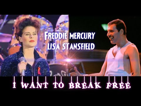 I Want To Break Free - Freddie Mercury & Lisa Stansfield (Fan Made)