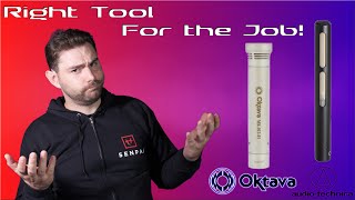 Video thumbnail for Audio Technica AT875R vs Oktava MK-012 (Short Shotgun vs Pencil Condenser Microphone) by Rebel Tech