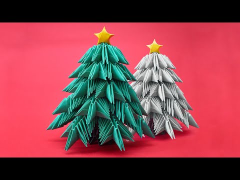 Make an Amazing 3D Origami Christmas Tree for Beginners Today