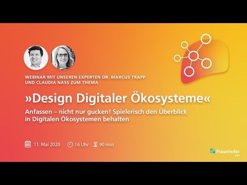 Webinar »Design Digitaler Ökosysteme«