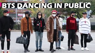 BTS DANCING IN PUBLIC AND STREET PT 1