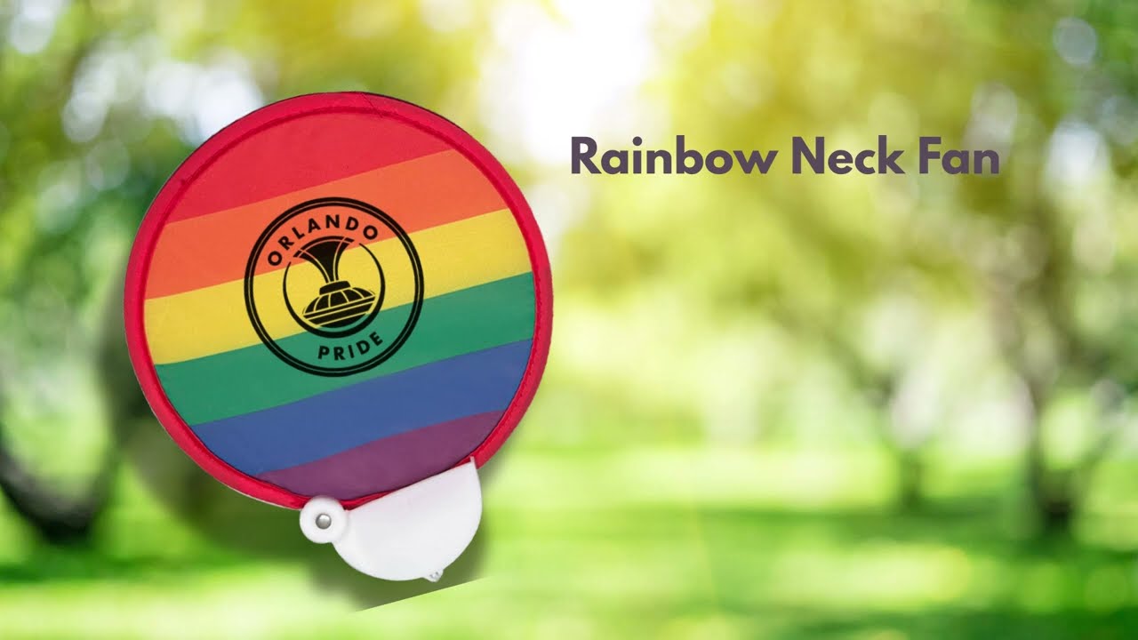 Rainbow Neck Fan (PRF817)