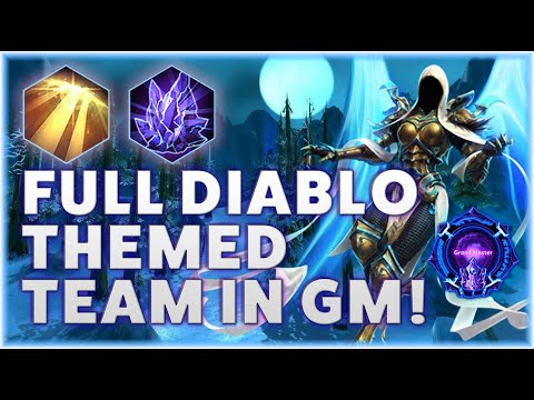 Auriel Crystal Aegis - FULL DIABLO THEMED TEAM IN GRANDMASTER! -  Grandmaster Storm League