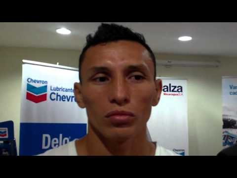 Nicaragüense René "Gemelo" Alvarado previo a su choque con Eusebio Osejo-. Nicaragua