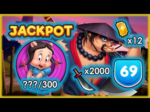 "RONIN CANASTA" event: a lot of PETUNIA PIG pices! + FINAL LEVEL UP! - Looney Tunes World of Mayhem