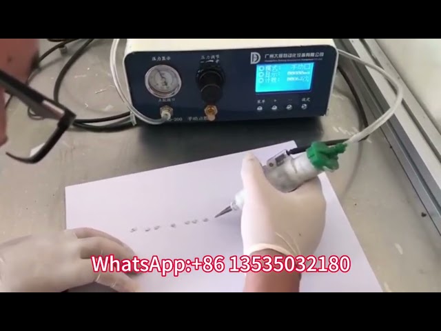 small glue dispenser  glue epoxy pu polyurethane resin dosing mixing dispenser device