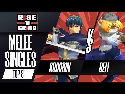 KoDoRiN (Marth) vs Ben (Sheik) - Melee Singles Losers Round 1 - Rise N Grind 2023