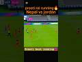 Preeti Rai Best Running Skills Nepal Vs Jordan Football Match Football Nepalifootball Preeti