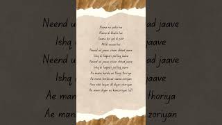 NAINA | SONA MOHAPATRA | ARMAAN MALIK #shorts #lyrics #music