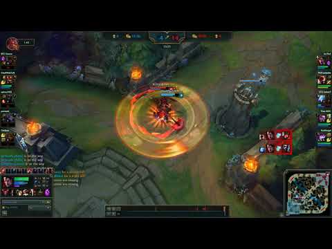 Erster Pentakill mit Darius bei Minute 15!