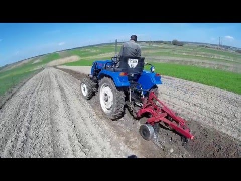 Оранка 2016 мінітрактором Синтай 244/Plowing 2016, Xingtai tractor 244/Orka 2016