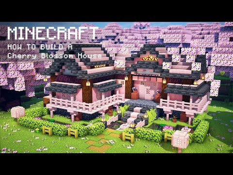 Minecraft: How To Build a Cherry Blossom House