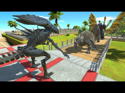 NEW UNIT | XENOMORPH OASIS DEATH RUN - Animal Revolt Battle Simulator