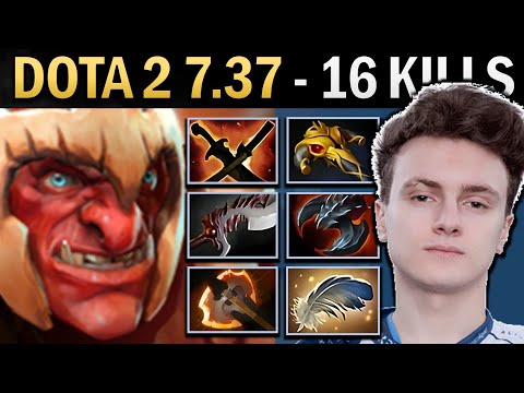 Troll Gameplay Miracle with Abyssal and 16 Kills - Dota 2 7.37