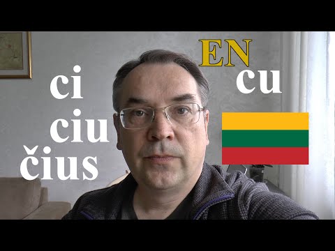 LITHUANIAN LESSON 213 - CIUS, ČIUS TARIMAS - PRONUNCIATION OF CIUS AND ČIUS