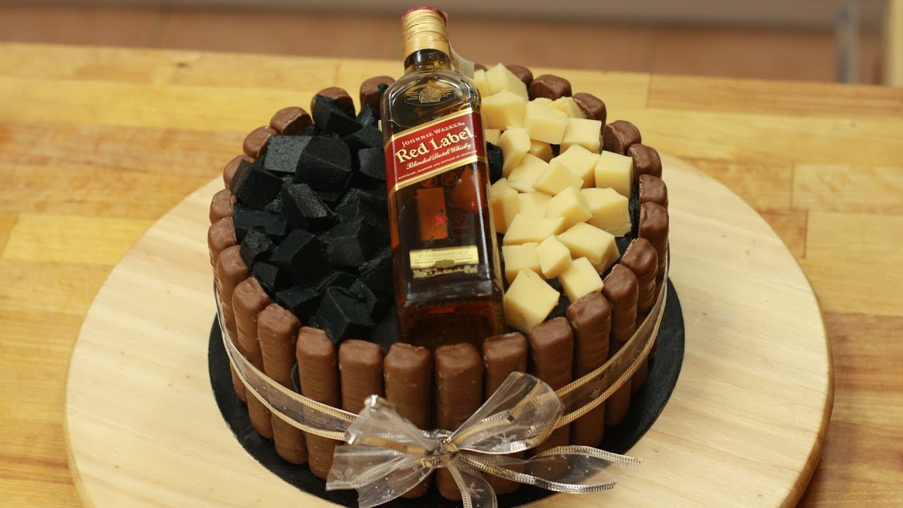 Pijany tort dla dorosłych, Johnnie Walker cake, od 18 lat !