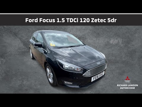 Ford Focus 1.5 TDCi 120 Zetec 5dr Review @ Richard Lawson Autoecosse Dundee. FE16SVZ