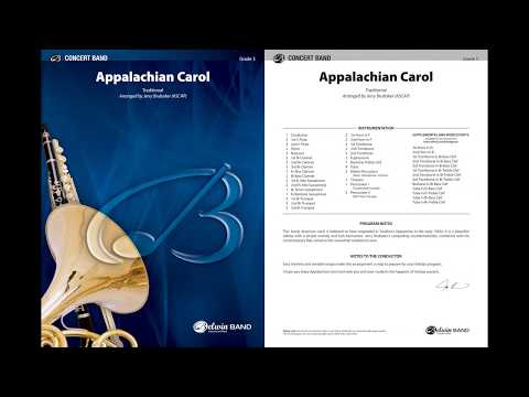 Appalachian Carol, arr. Jerry Brubaker – Score & Sound