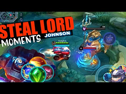 JOHNSON MAGE INSANE CONTROL | [ STEAL LORD 2x ] 😳 | Crazy MAGIC DAMAGE ~ Mobile Legends: Bang Bang