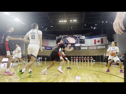 Maȟpíya Lúta boys basketball takes on Crow Creek at LNI