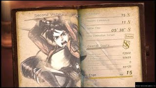 Second Victory SS Speedrun In 5'38 | Inferno | Attack On Titan 2 Final Battle | pb