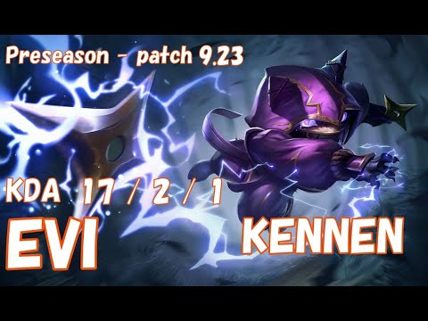 DFM EVI ケネン(Kennen) VS ジャックス(Jax) TOP - Patch9.23 JP Ranked【LOL】