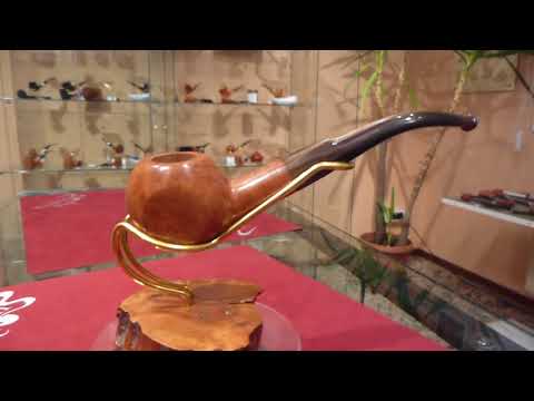 Pipa radica e corno bent anno 1950 - www.paronellipipe.it