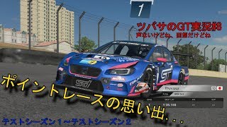 【グランツーリスモSPORT】とりあえずポイントレースの思い出を...【ツバサのGT実況#8】