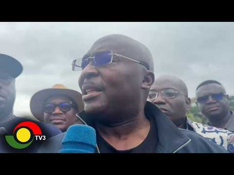 Former Vice President Dr. Mahamudu Bawumia visits Atala and makes comments on Accra flood damage
