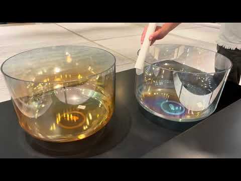 4:44 of Binaural Beats with Crystal Tones Supergrade Alchemy Singing Bowls (Note A -Third Eye)