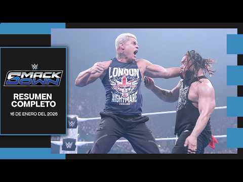 WWE SmackDown January 16, 2026 - Full Summary in Spanish
