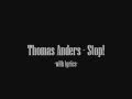 Thomas Anders - Stop! (Strong 2010) with lyrics ...