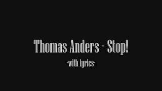 Thomas Anders - Stop! (Strong 2010) with lyrics video