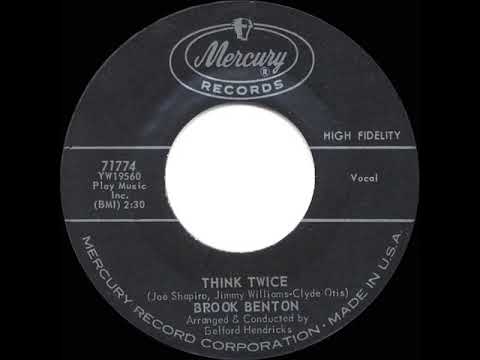 1961 HITS ARCHIVE: Think Twice - Brook Benton