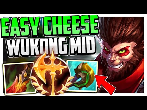 Easy Wukong Mid CHEESE! | How to Play Wukong Mid & CARRY Season 12 League of Legends