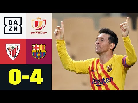 Vier Tore in elf Minuten! Barca zerlegt Bilbao: Bilbao - Barcelona 0:4 | Copa del Rey | DAZN