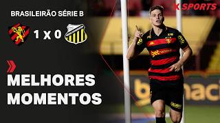 SPORT 1 X 0 NOVORIZONTINO  - BRASILEIRÃO SÉRIE B - MELHORES MOMENTOS