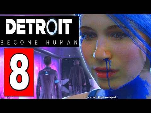DETROIT BECOME HUMAN Walkthrough Part 8 THE EDEN CLUB Find The Blue Haired Deviant