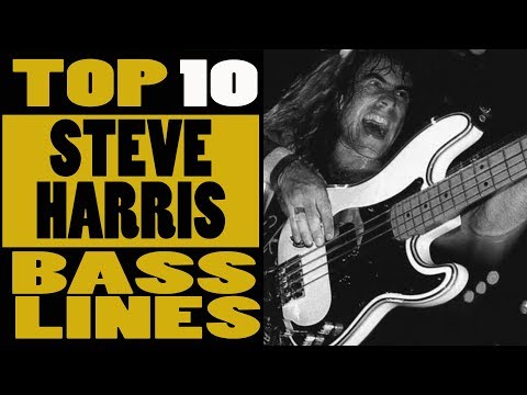 Top 10 Iron Maiden / Steve harris bass lines