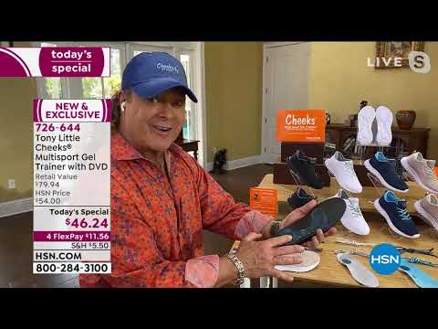 Tony Little Cheeks Multisport Gel Trainer with DVD