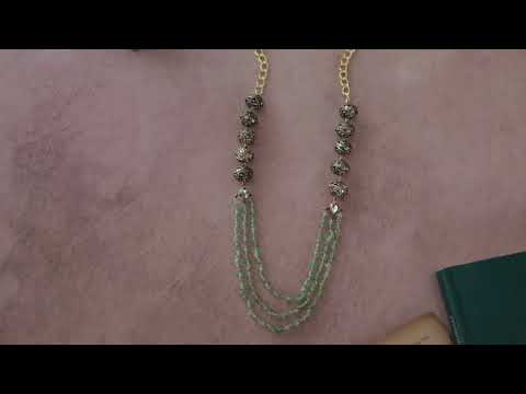 Donika Antique Mint Necklace