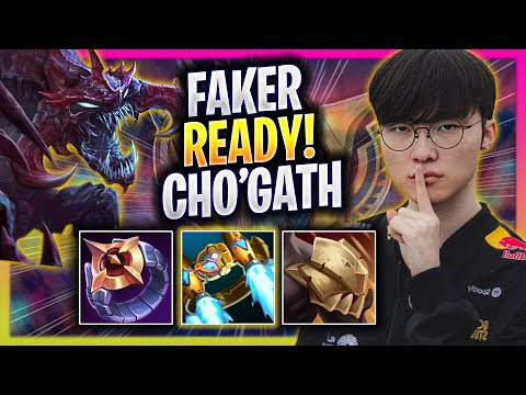 FAKER IS READY TO PLAY CHO'GATH! - T1 Faker Plays Cho'gath JUNGLE vs Nidalee! | Season 2026