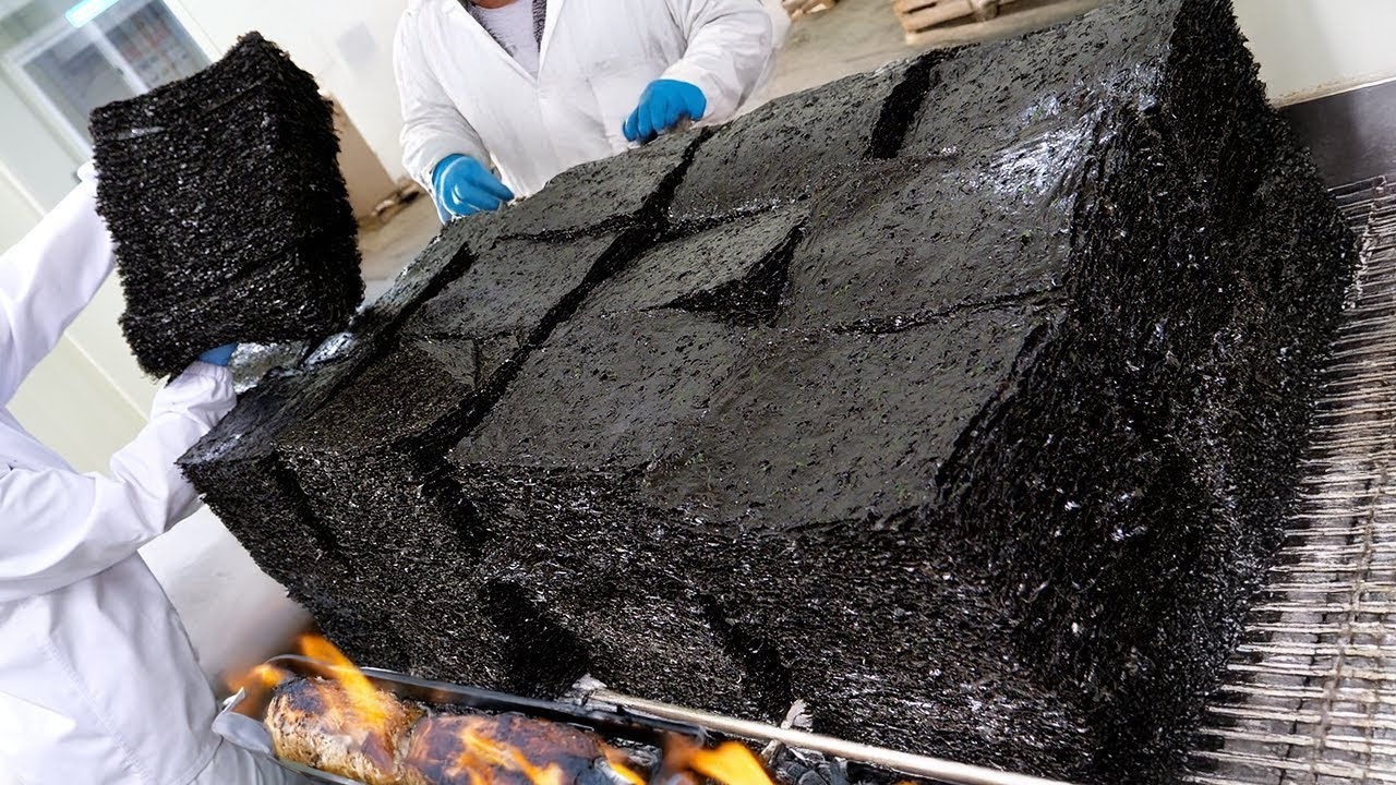 Selling 3,000 Tons in a Month! Korea’s Most Popular Roasted Seaweed, Gim / Korean street food