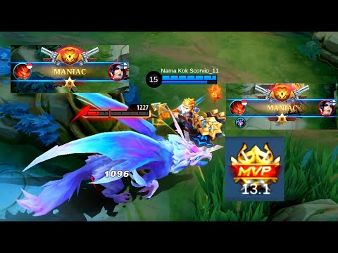 GAMEPLAY MVP AULUS!! MANIAC 2 TIMES!! (RANKED) | HOW TO FARM FAST AULUS TO LEVEL 15?!