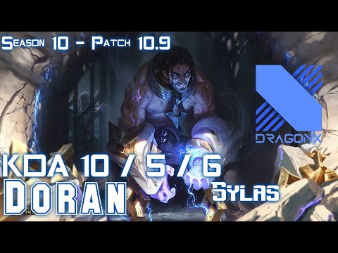 DRX Doran SYLAS vs ORNN Top - Patch 10.9 KR Ranked