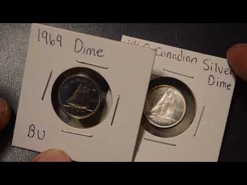 HOW TO TELL IF YOU HAVE THE RARE 1969 LARGE DATE CANADIAN DIME