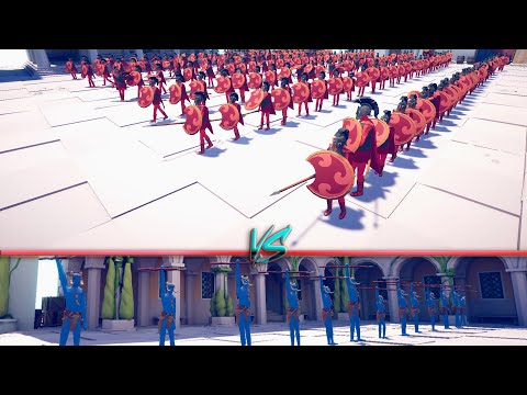 300X SPARTANS vs EVERY RANGED GOD UNITS TABS - Totally Accurate Battle Simulator