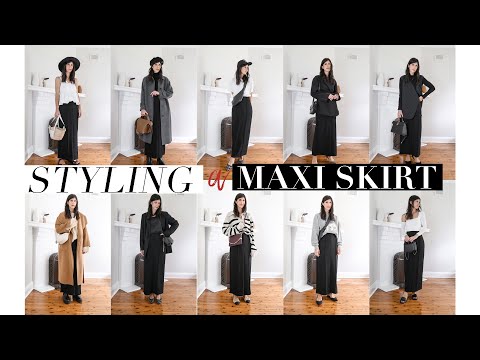 MAXI SKIRT OUTFIT IDEAS: 15 Ways to style this...